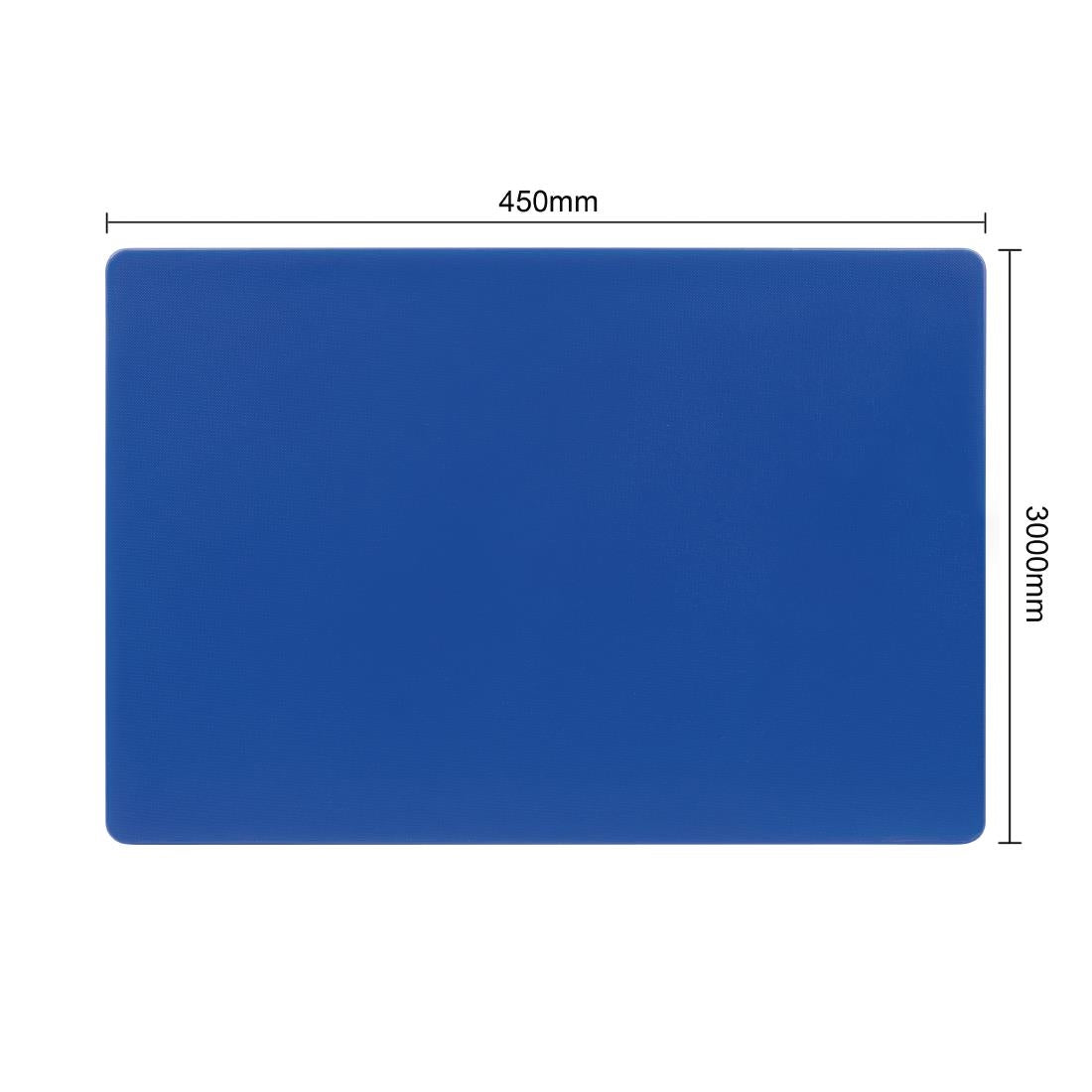 CH305 Hygiplas LDPE snijplanken set met rek 450x300x20mm