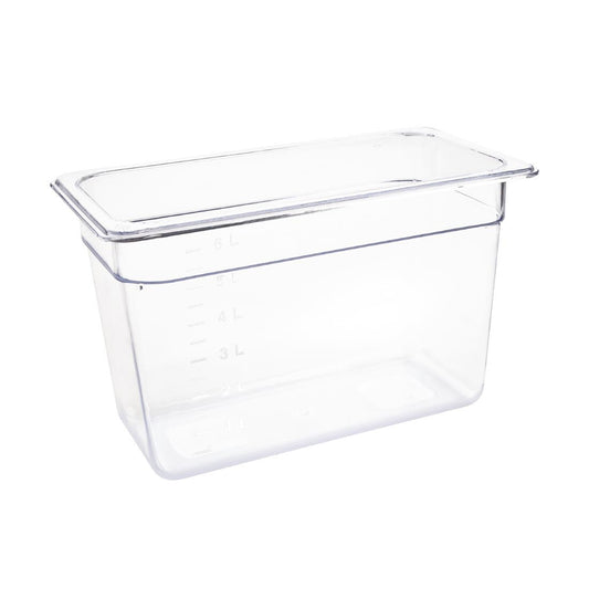 U235 Vogue polycarbonaat bak transparant GN 1/3 200mm