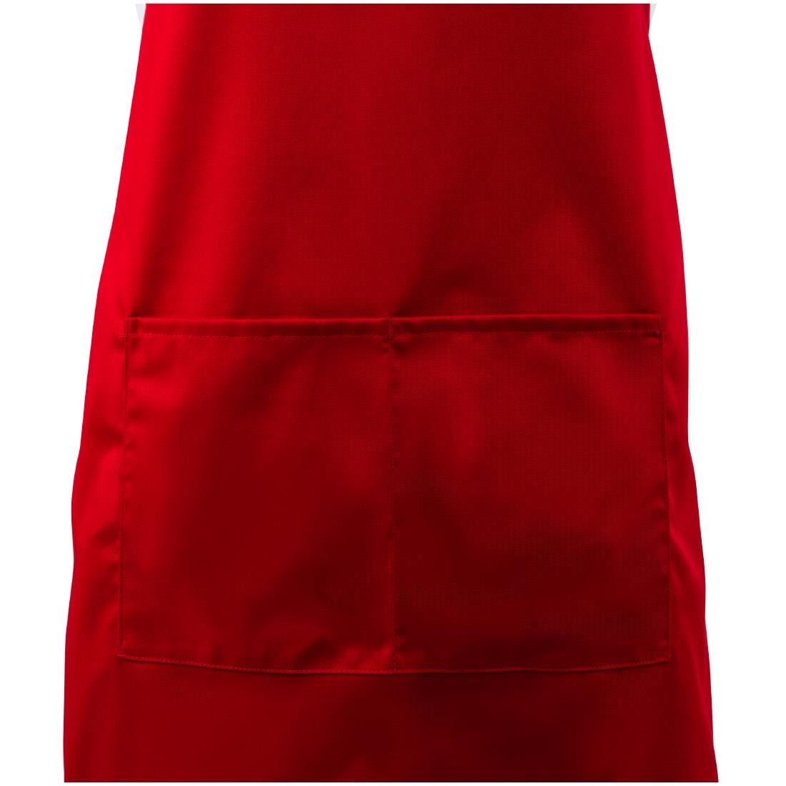 B196 Chef Works halterschort rood