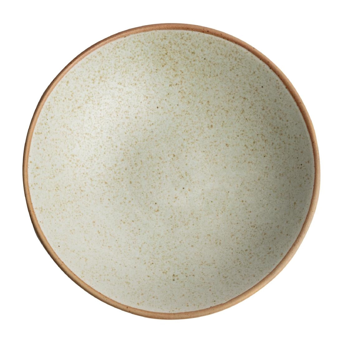 FA340 Olympia Canvas ondiepe schalen crème 20cm (6 stuks)
