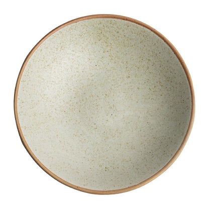 FA340 Olympia Canvas ondiepe schalen crème 20cm (6 stuks)