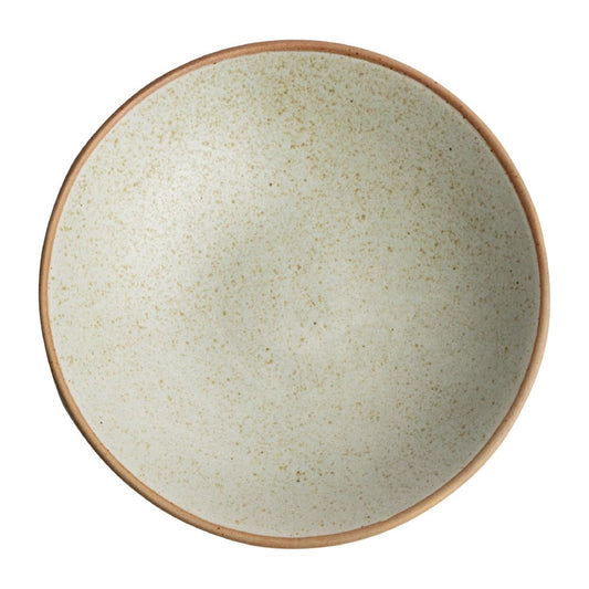 FA340 Olympia Canvas ondiepe schalen crème 20cm (6 stuks)