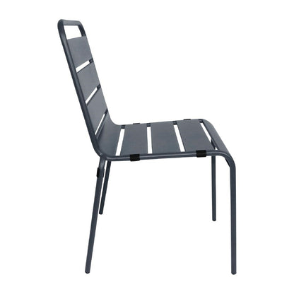 CS727 Bolero stalen stoelen grijs (4 stuks)