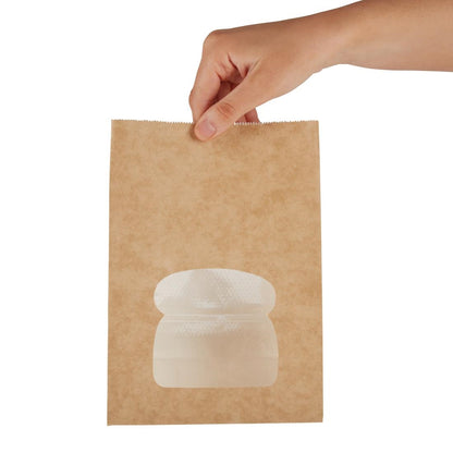 FA382 Colpac kraft sandwichboxen met venster recyclebaar (250 stuks)