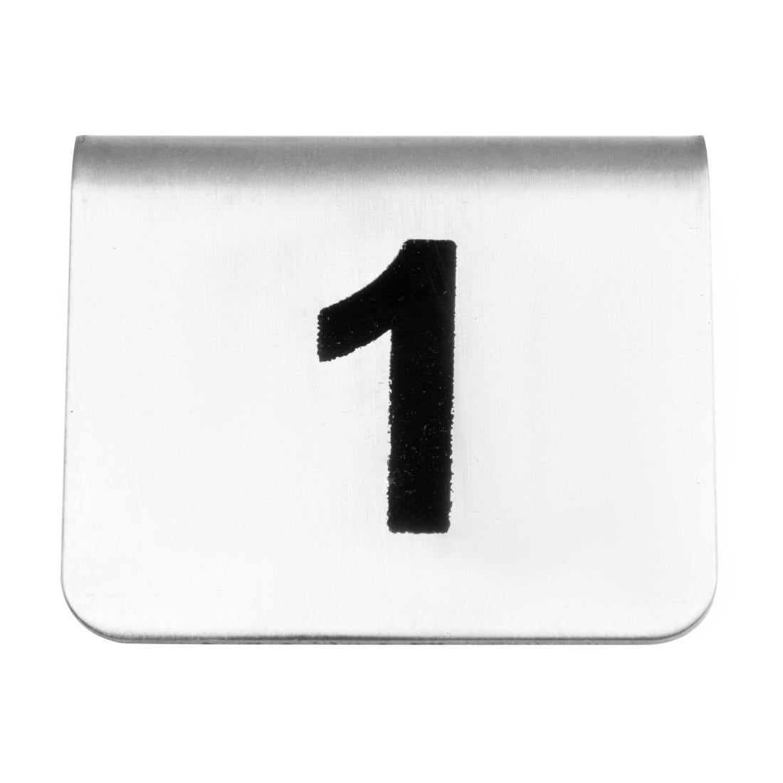 U046 Olympia RVS tafelnummers 1-10 (10 stuks)