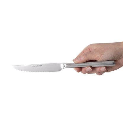 C161 Olympia RVS steak- en pizzamessen (12 stuks)