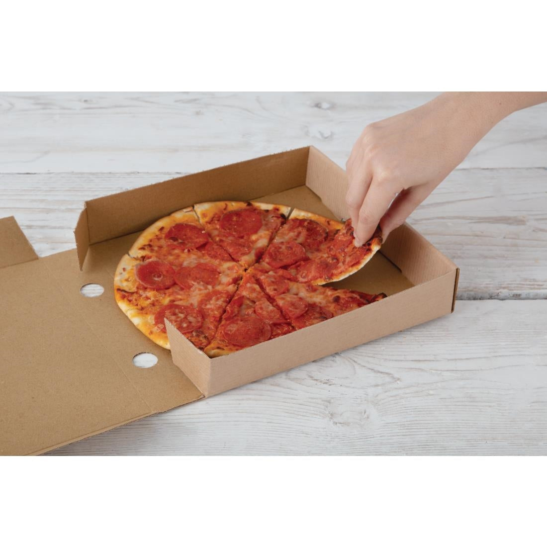DC723 Fiesta Compostable composteerbare kartonnen pizzadozen 23cm (100 stuks)