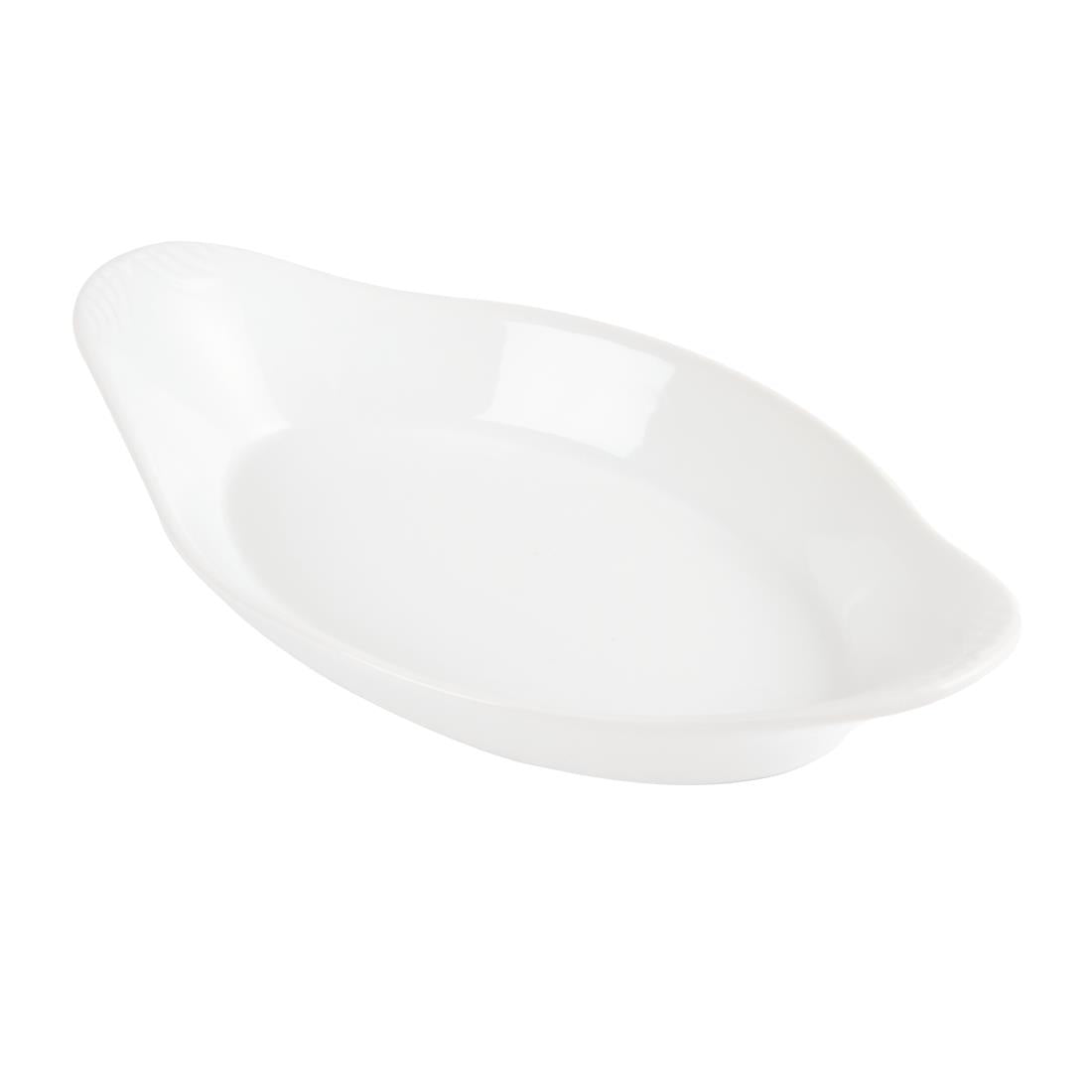 W427 Olympia Whiteware ovale gratineerschalen 23x13cm (6 stuks)
