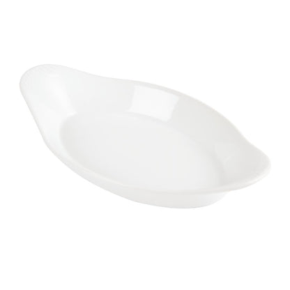 W427 Olympia Whiteware ovale gratineerschalen 23x13cm (6 stuks)
