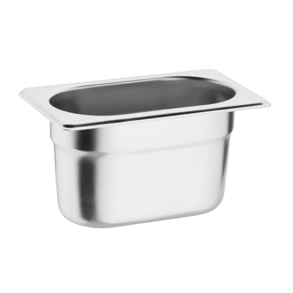 S430 Vogue gastronorm bak set met deksels 1/9 (6 stuks)