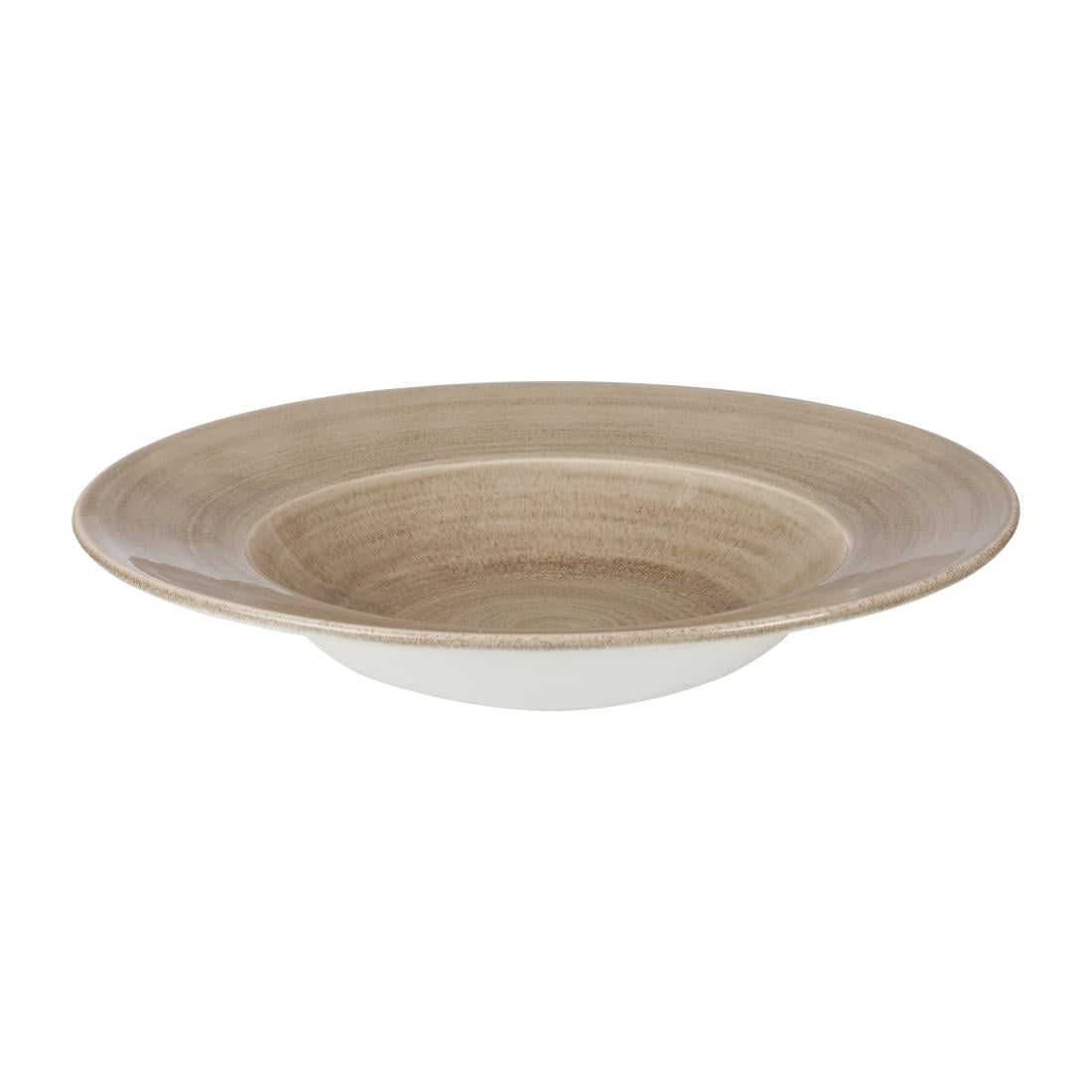 HC799 Churchill Stonecast Patina Antique Taupe Kom Met Brede Rand Large 27.9cm (12 stuks)