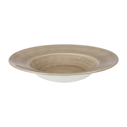 HC799 Churchill Stonecast Patina Antique Taupe Kom Met Brede Rand Large 27.9cm (12 stuks)