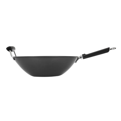 K250 Anti-kleef inductie wok met platte bodem 35,5cm