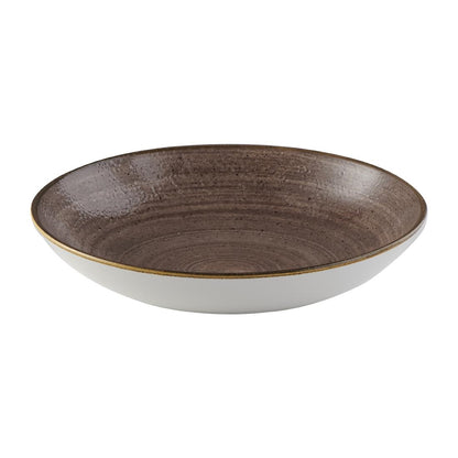 FS851 Churchill Stonecast Raw Brown Coupe Schalen 184mm (12 stuks)