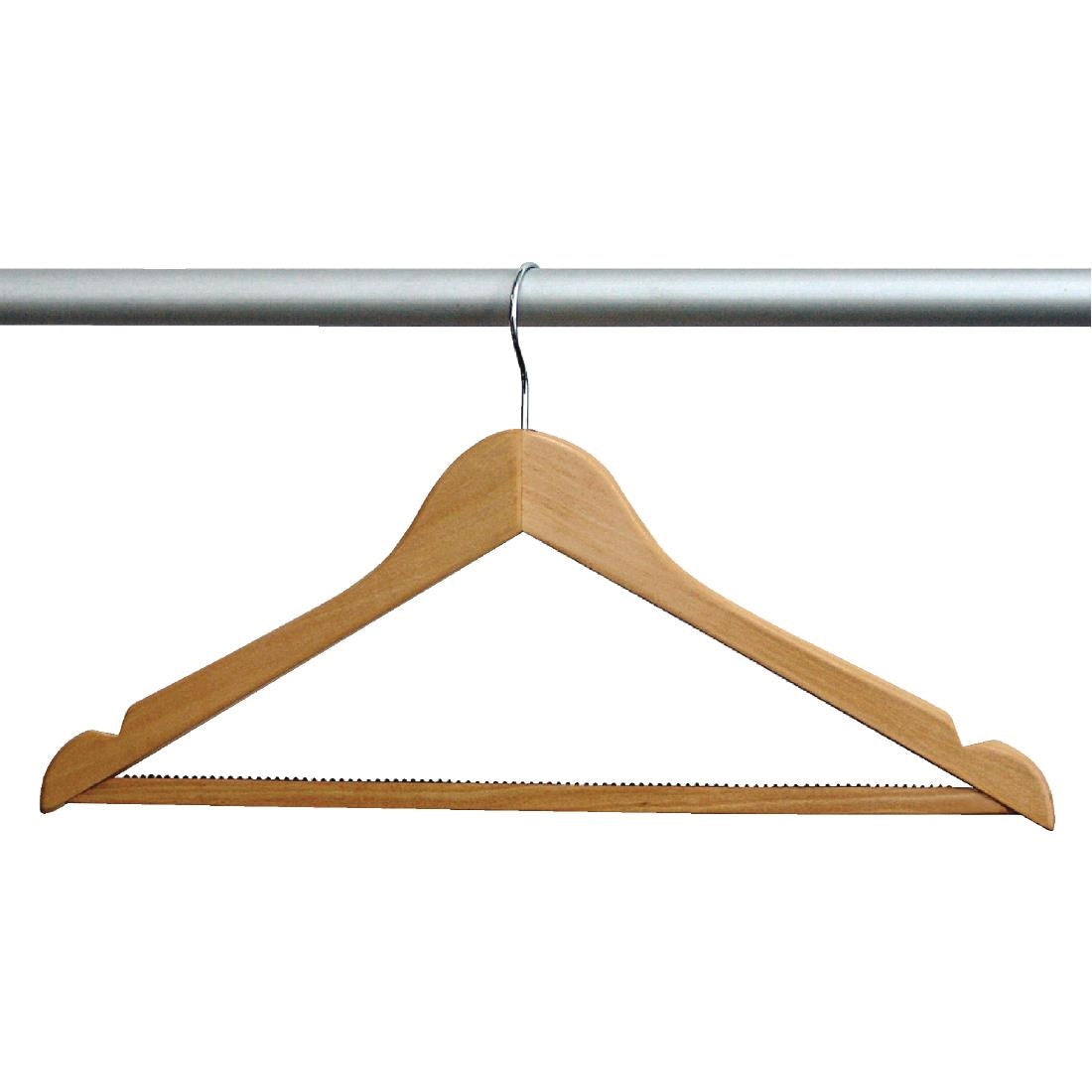 T859 Bolero houten garderobehanger (10 stuks)