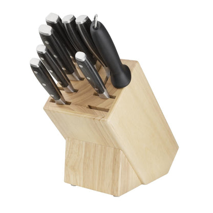 D738 Vogue houten messenblok 9 sleuven