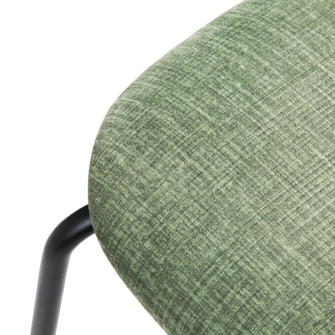 FU501 Bolero Fairfield Stoelen - Donker Walnoot/Groen Mix (2 stuks)