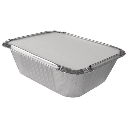 CD948 Deksel voor aluminium bakjes klein 12,5x10cm (1000 stuks)