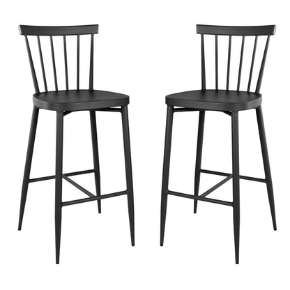 DX688 Bolero Windsor Aluminium Zwarte Hoge Krukken (2 stuks)