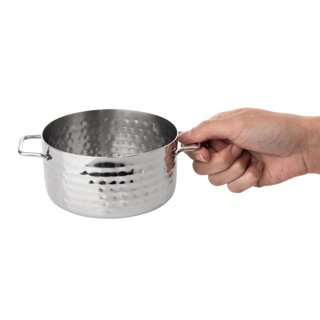 JB193 OlympiaTafel Presentatie Mini Serveer Braadpan Gehamerd 675ml