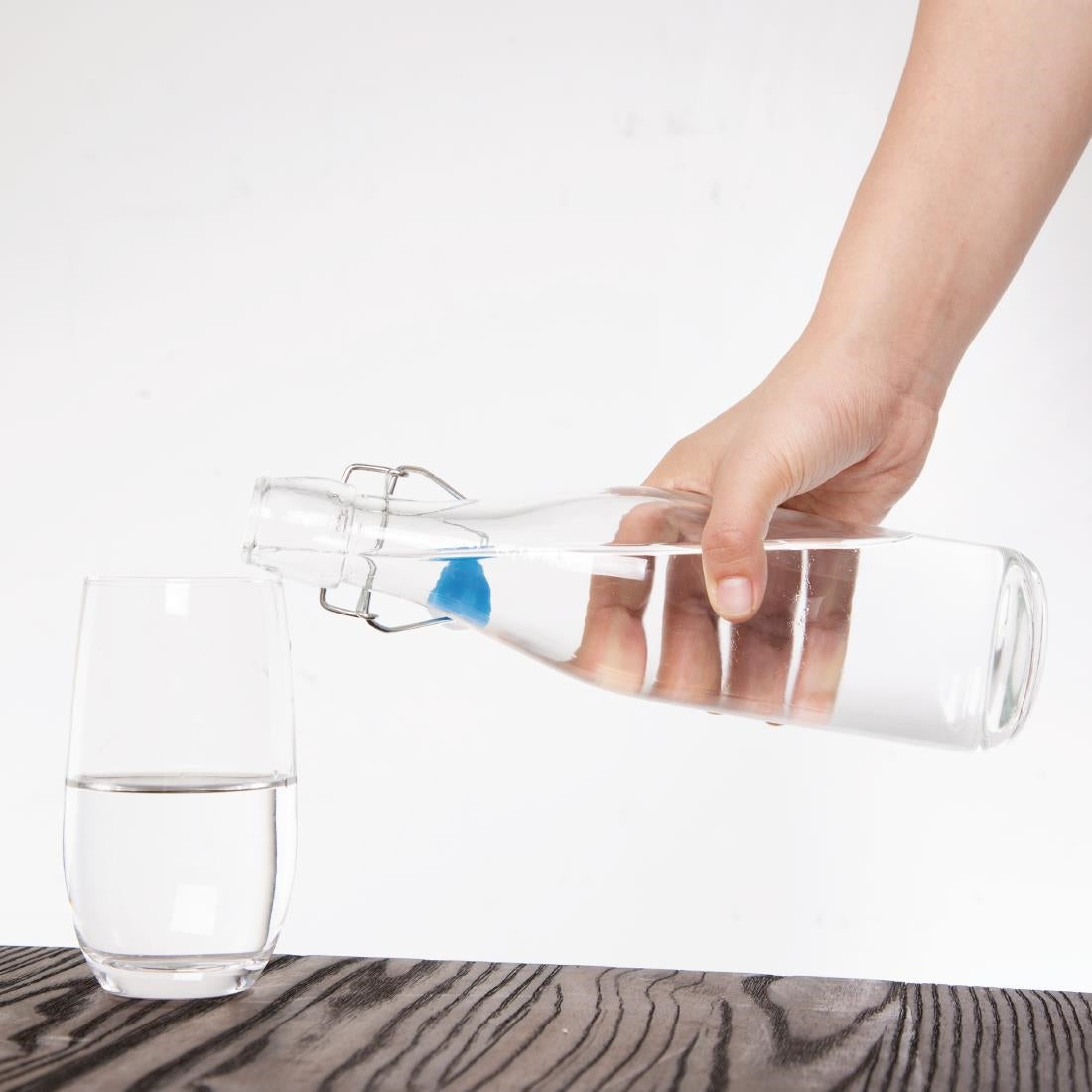 GG929 Olympia glazen waterflessen 0,5L (6 stuks)