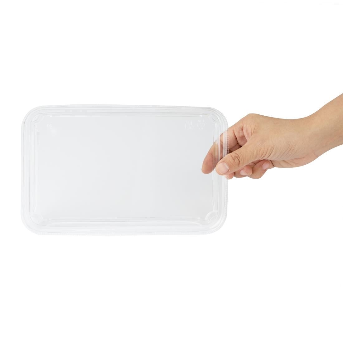 HX294 Fiesta Recycleerbare Pet Dekselen Voor No. 7 Sushi Schalen (300 stuks)