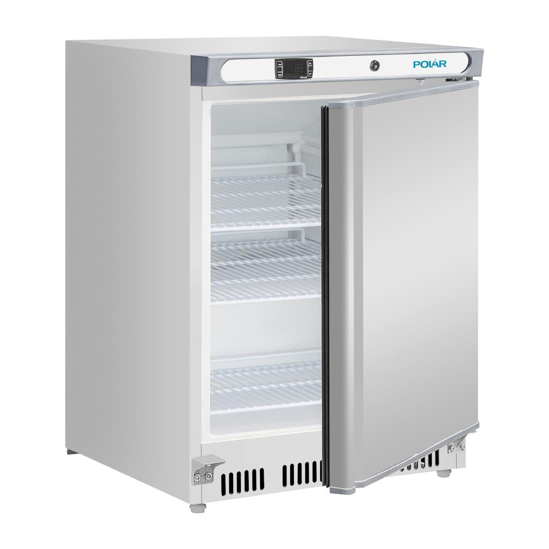 PC002 Polar C-Serie lage Koelkast Roestvrij Staal 150Ltr