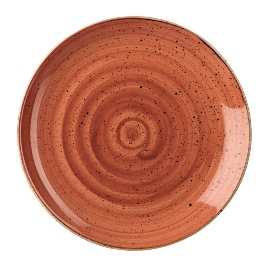 DK537 Churchill Stonecast Spiced Orange Evolve Coupe Bord 21.7cm (12 stuks)