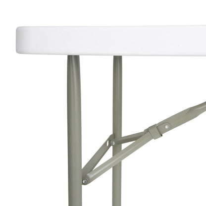 U543 Bolero rechthoekige inklapbare tafel 122cm wit