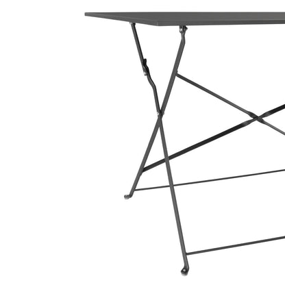 CH968 Bolero Pavement Style Klaptafel Zwart 1100mm x 700mm
