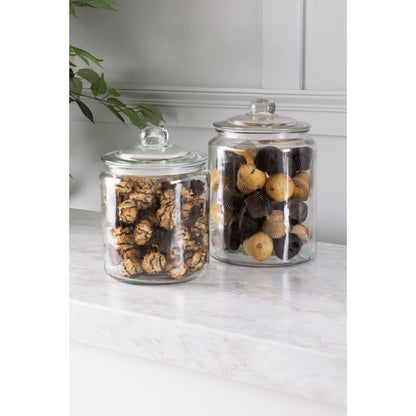 GM581 Olympia glazen voorraadpot 29,3(h) x 20(Ø)cm 6,35Ltr