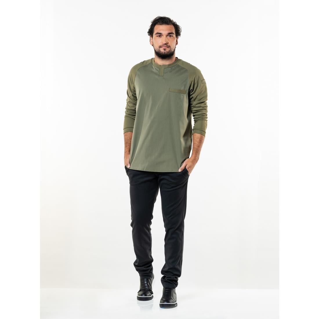 BA018-L Chaud Devant Valente UFX t-shirt mosgroen maat L