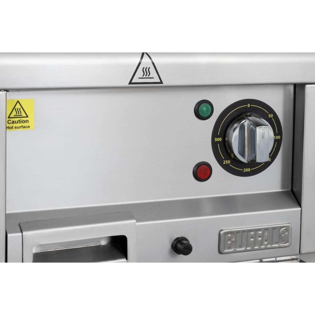 CU473 Buffalo 600 Serie Elektrische Bakplaat 400 Mm