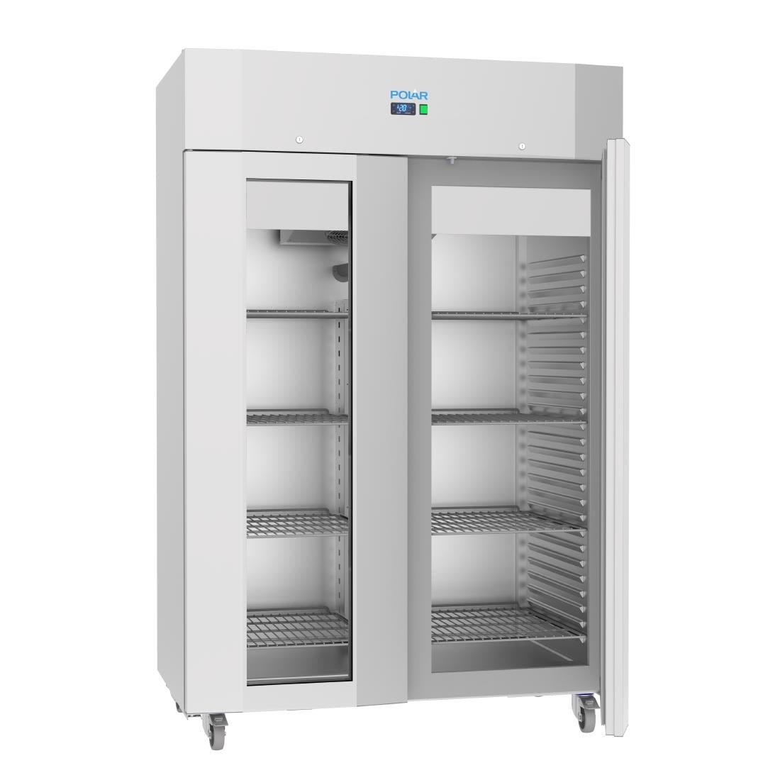 UA042 Polar U-Serie Energiezuinige Dubbele Deur Staande Display Koelkast