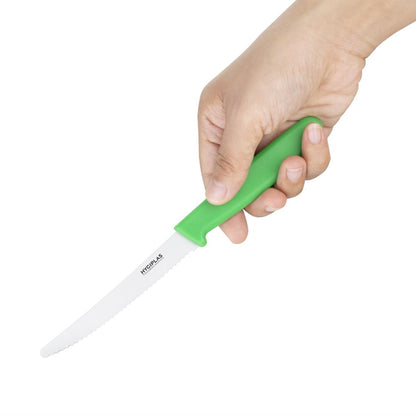 CF898 Hygiplas gekarteld tomatenmes 10cm groen
