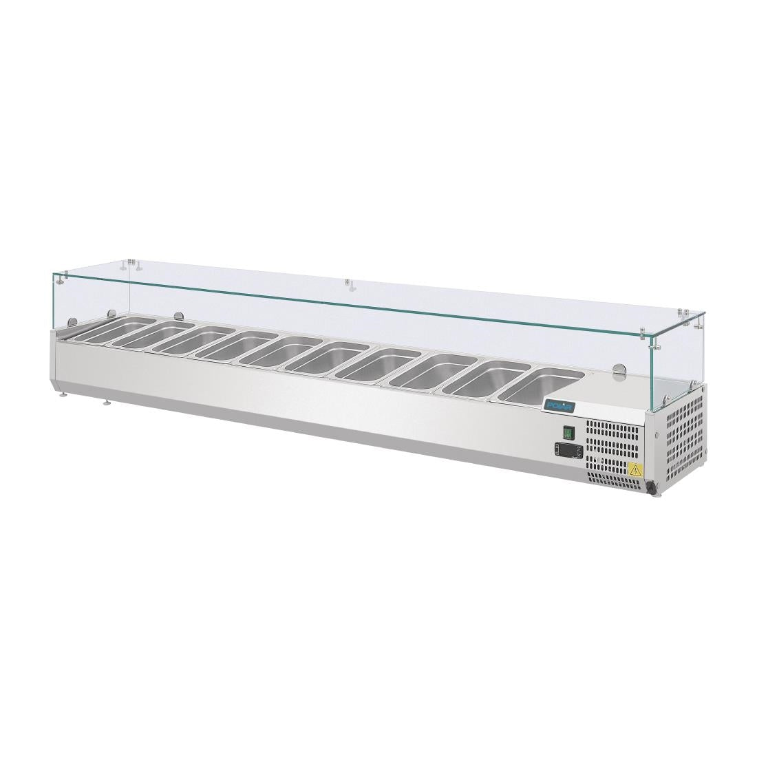 G611 Polar G-serie opzetkoelvitrine 10x GN 1/4