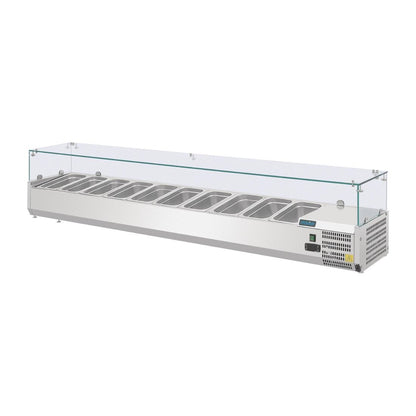 G611 Polar G-serie opzetkoelvitrine 10x GN 1/4