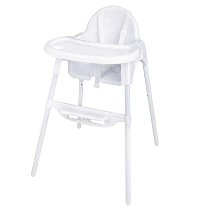 CY599 Bolero RVS & polypropyleen kinderstoel wit