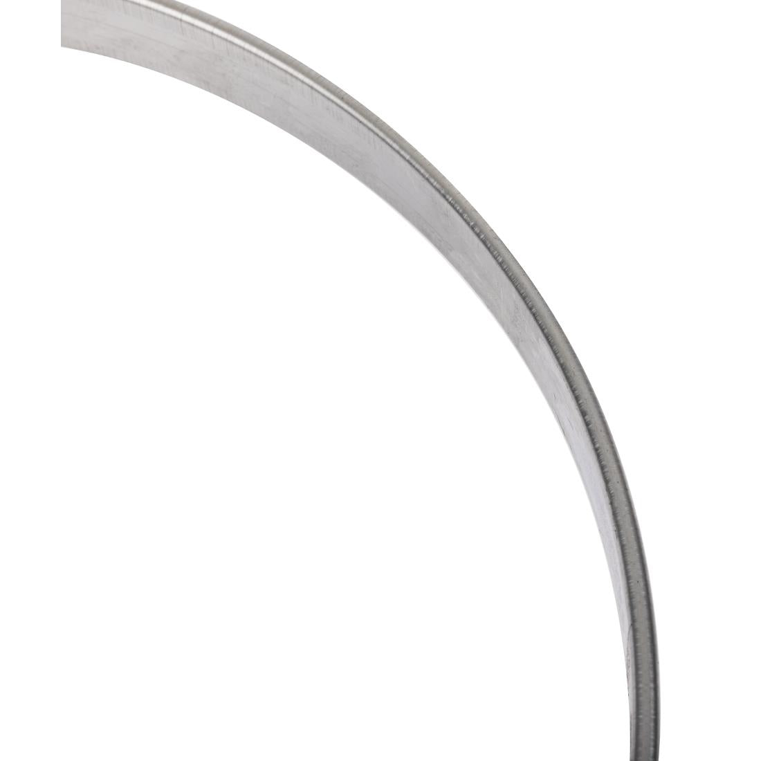 DN962 Matfer Bourgeat platte RVS taartring glad 28cm