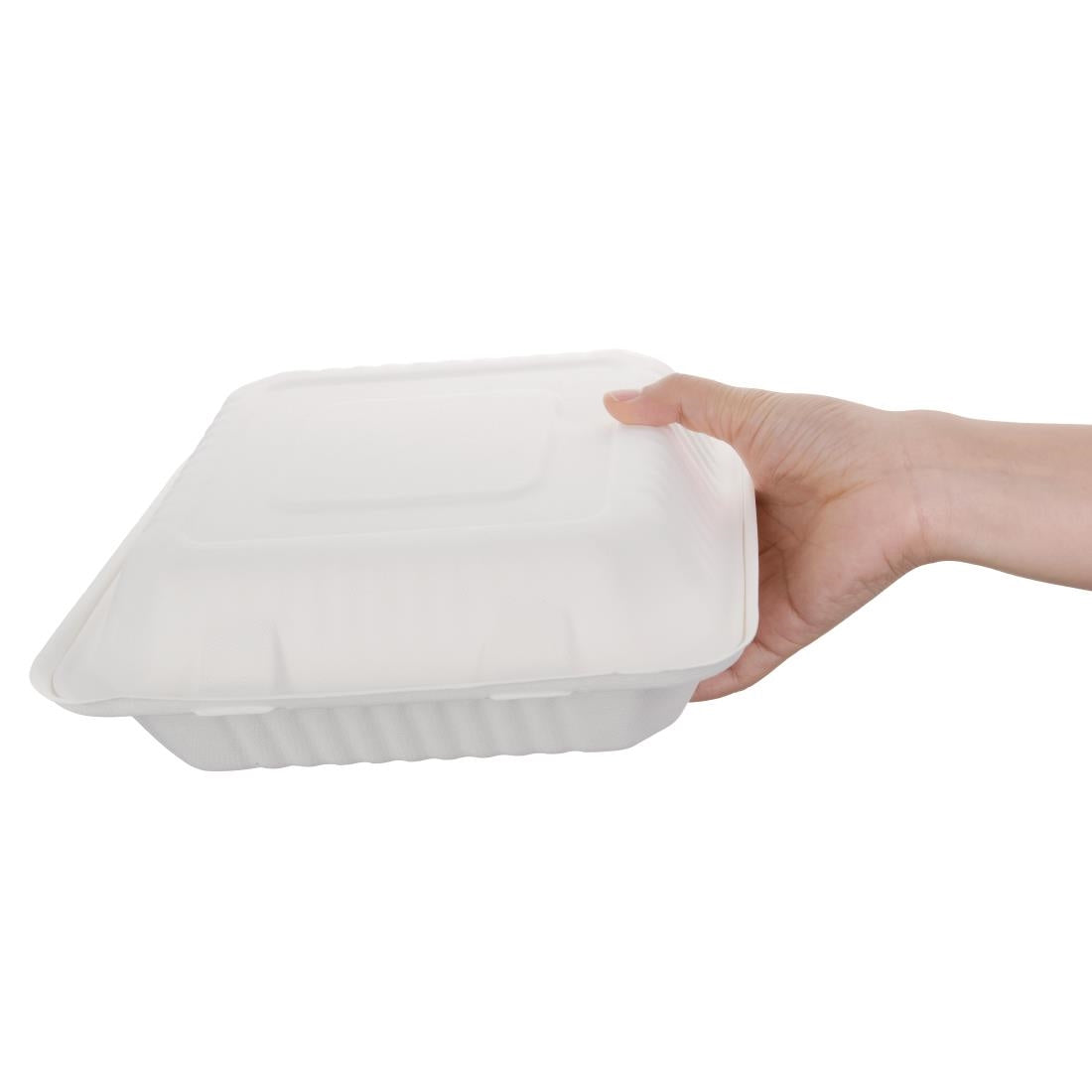 FC527 Fiesta Compostable composteerbare bagasse voedseldozen 236mm (200 stuks)