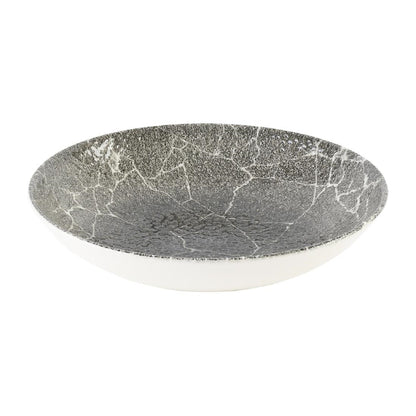 DX808 Churchill Kintsugi Accents Quartz Black Evolve Coupe Kom 24.8cm (12 stuks)