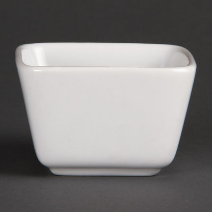 U178 Olympia Whiteware Amuseschaaltjes 7,5x7,5x5cm (12 Stuks)