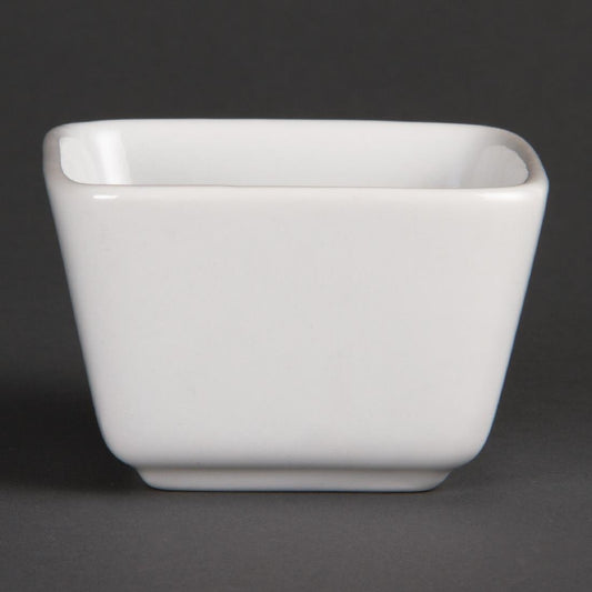 U178 Olympia Whiteware Amuseschaaltjes 7,5x7,5x5cm (12 Stuks)