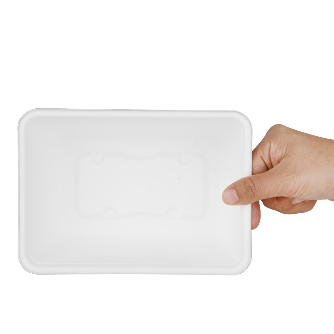 HW036 Fiesta Composteerbare Bagasse Voedselcontainer Bases 1000ml (100 stuks)