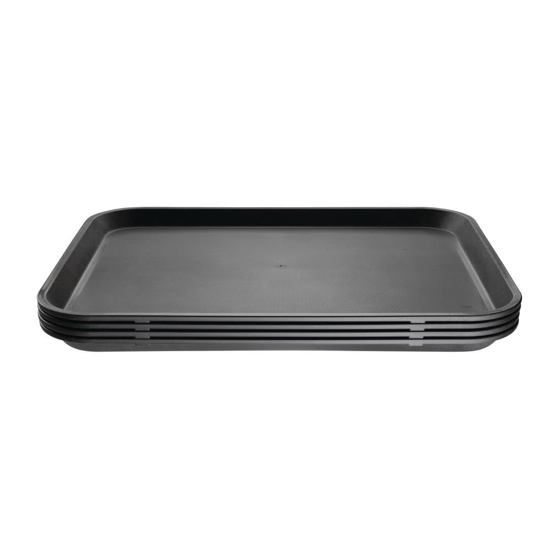 GM239 Olympia Kristallon antislip dienblad zwart 45,8x35,6cm