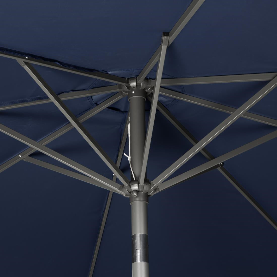 FU504 Bolero Sevilla Ronde Parasol 3M Diameter Marineblauw