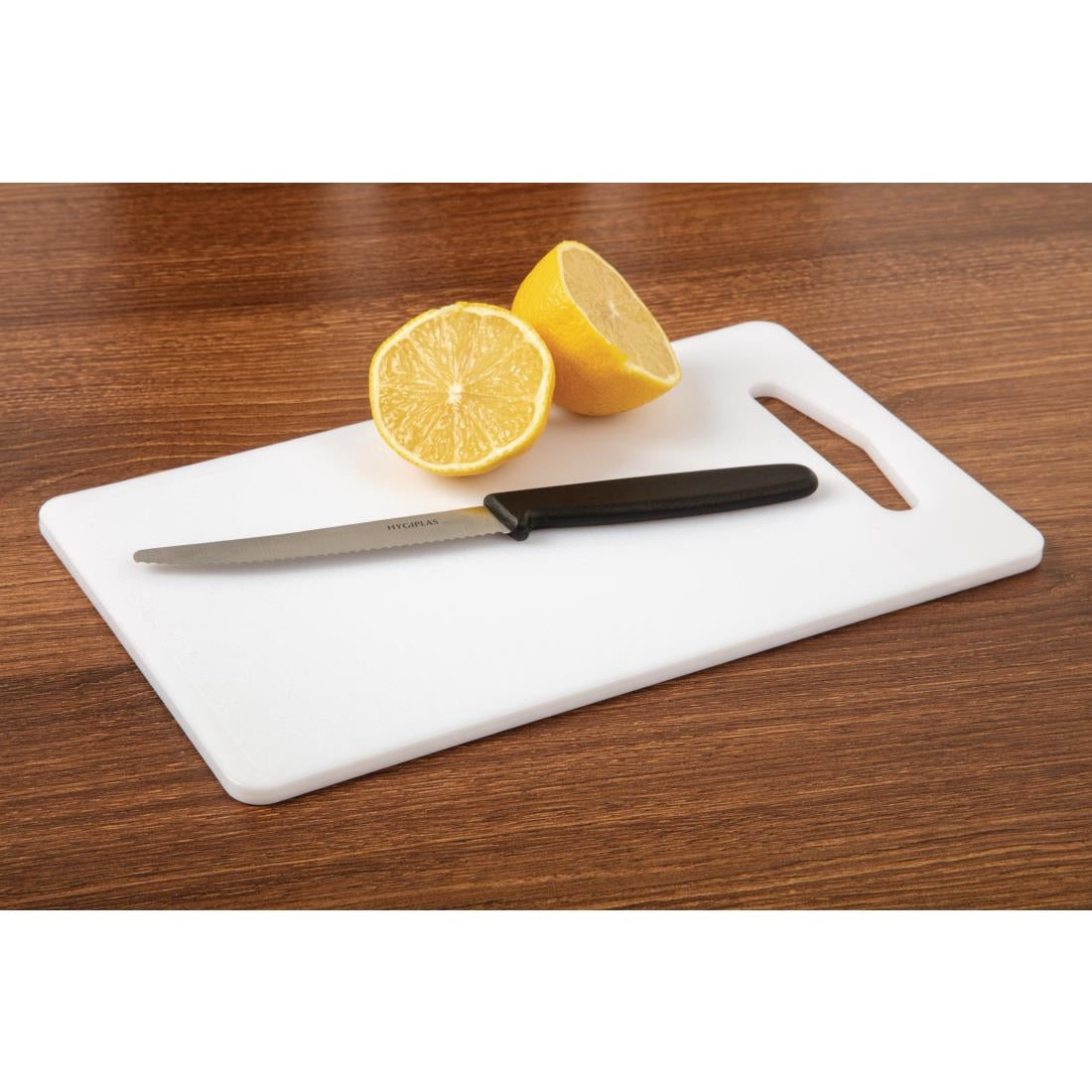 CD269 Hygiplas LDPE snijplank wit 6(H) x 150(B) x 250(D)mm