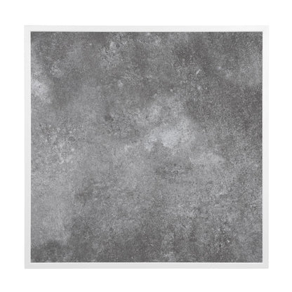 FU517 Bolero Tafelblad Van Gehard Glas Voor Buiten, Donker Steeneffect, Witte Rand - 700mm