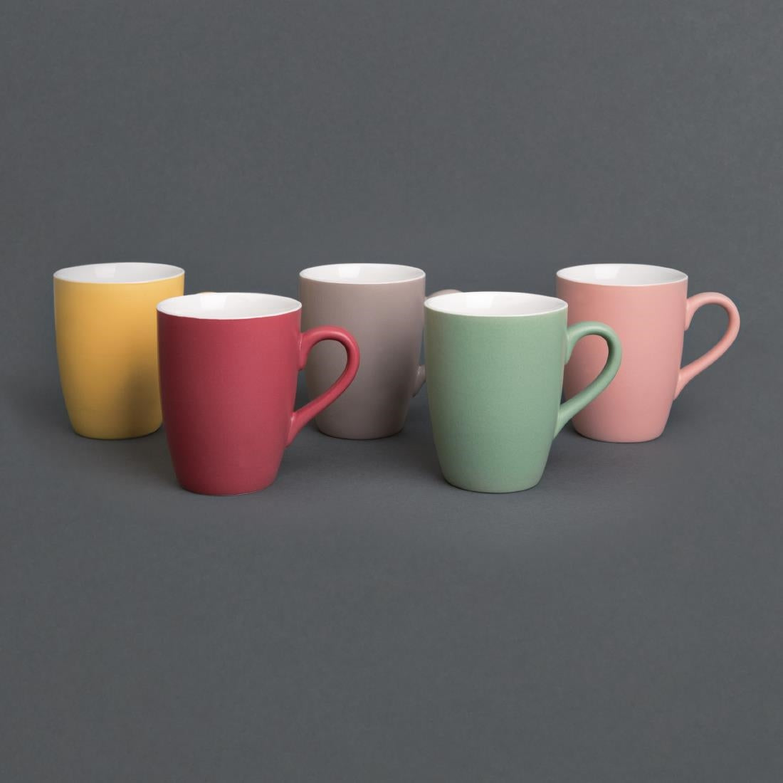 CS044 Olympia Pastel mok groen 34cl (6 stuks)