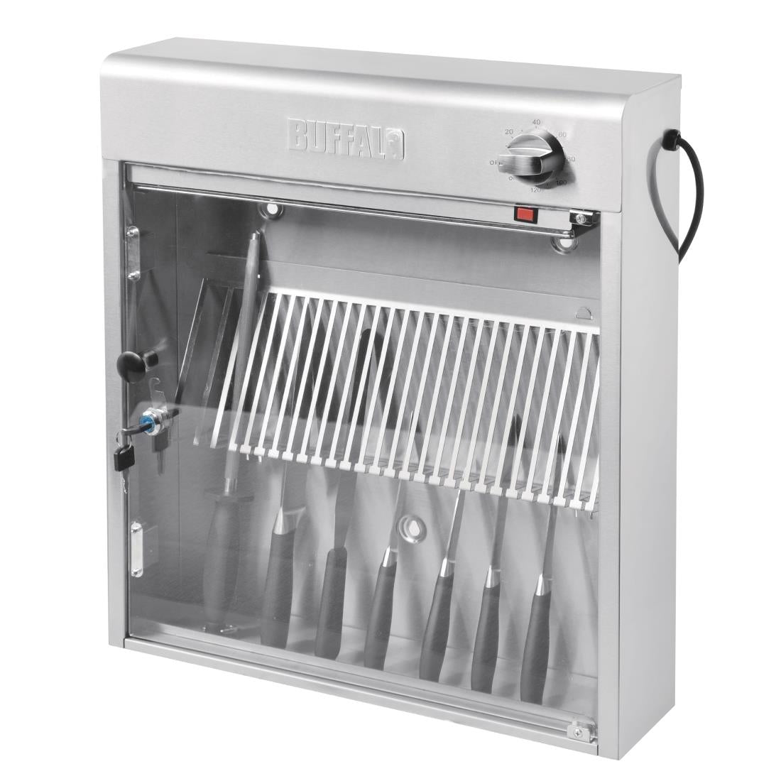 CJ306 Buffalo UV-messensterilisator Capaciteit van 14 messen